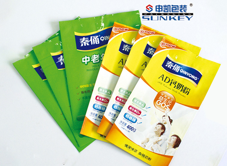 乐百氏ad钙奶铝箔袋,奶粉米兰（中国）袋,食品铝箔袋